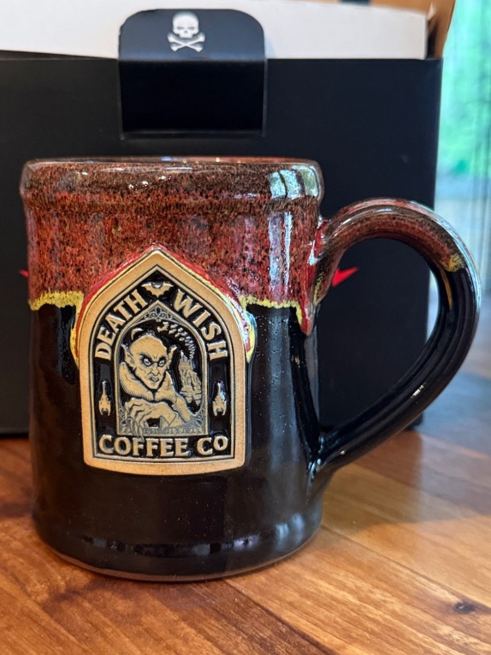 Death Wish Coffee Deneen Pottery Limited Edition Mug #2071/4000 NIB 2021